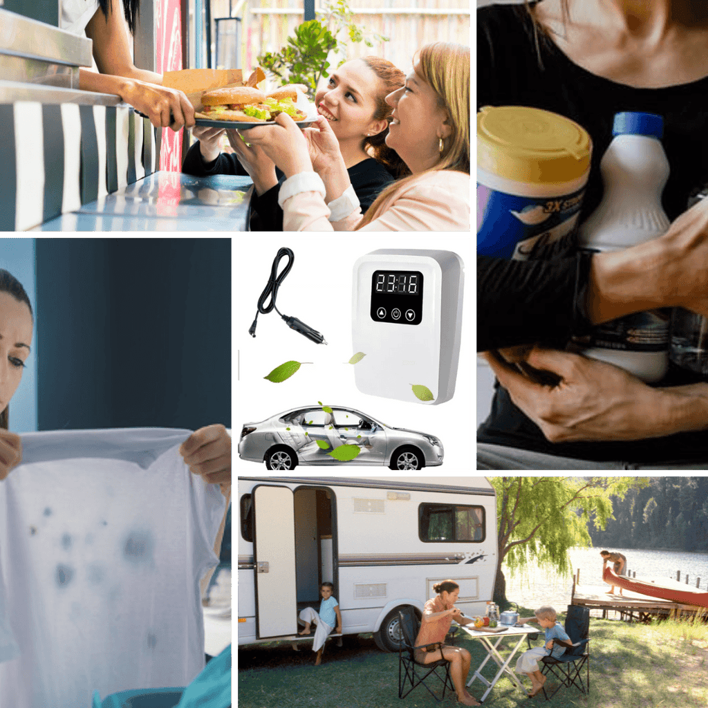 Portable Car Powered Ozone Car Air Purifier for Odor Removal and Bacteria Killing
