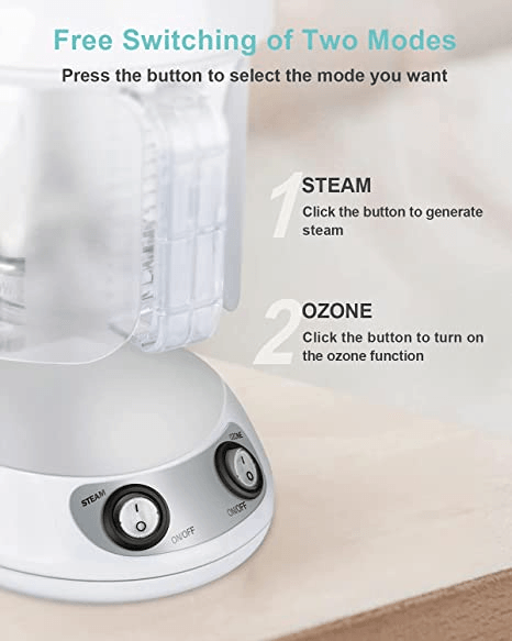 2 In 1 Vapour Ozone Hair and Facial Steamer